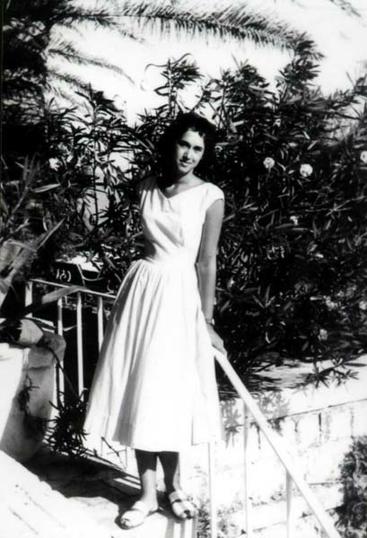 Lucija Aleksić na dan mature 19. lipnja 1958.
