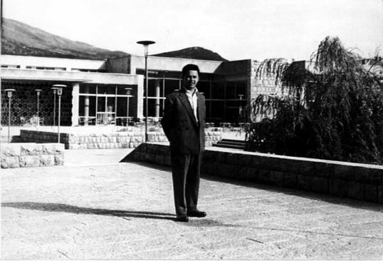 Mirko Bulat u Ohridu, u Makedoniji; snimljeno 10. lipnja 1960.