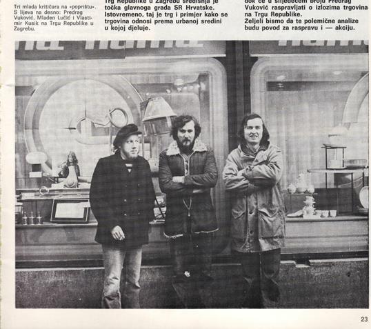 Predrag Vuković, Mladen Lučić i Vlastimir Kusik; Zagreb
